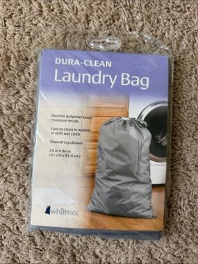 WHIT Dura-Clean Gray Laundry Bag